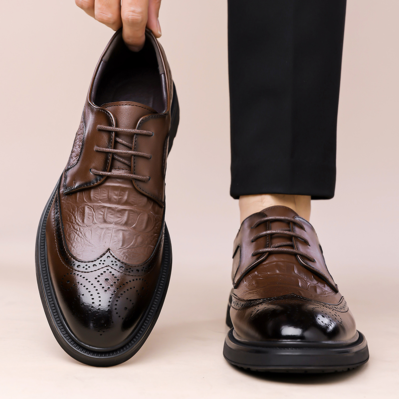Formal Men Office Wear Sandals - Zomerse nieuwe leren schoenen voor heren,