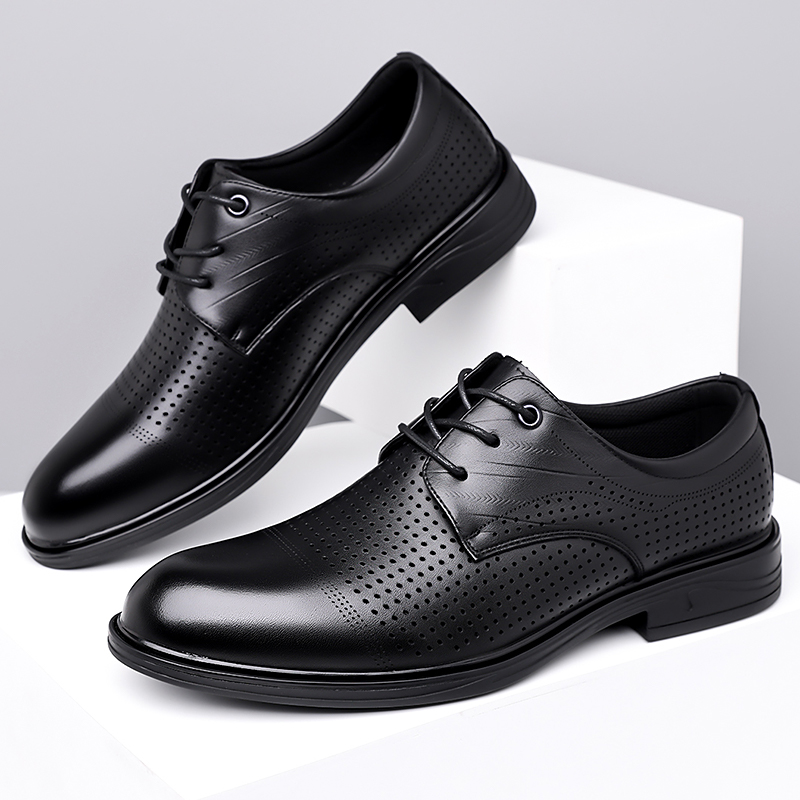 Formal Men Office Wear Sandals - Zomerse nieuwe leren schoenen voor heren,