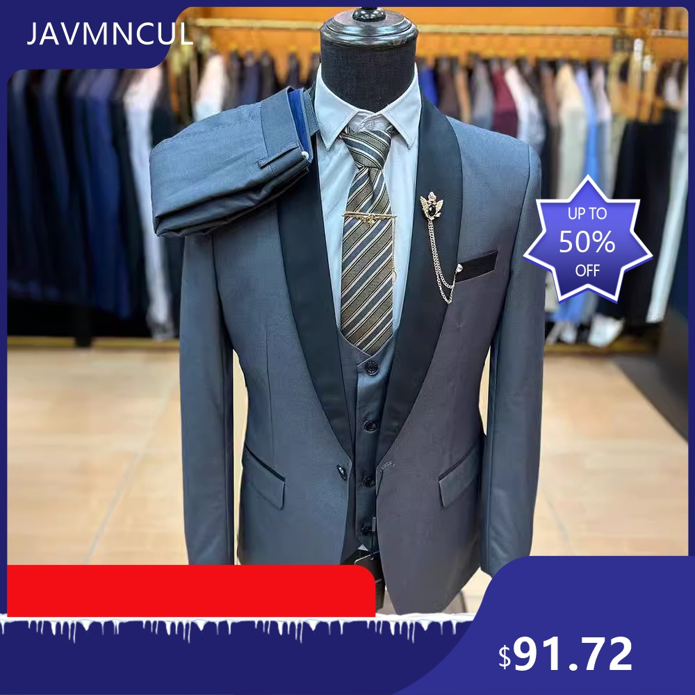Men'S Formal Wear For Graduation - Heren slim fit driedelig pak met