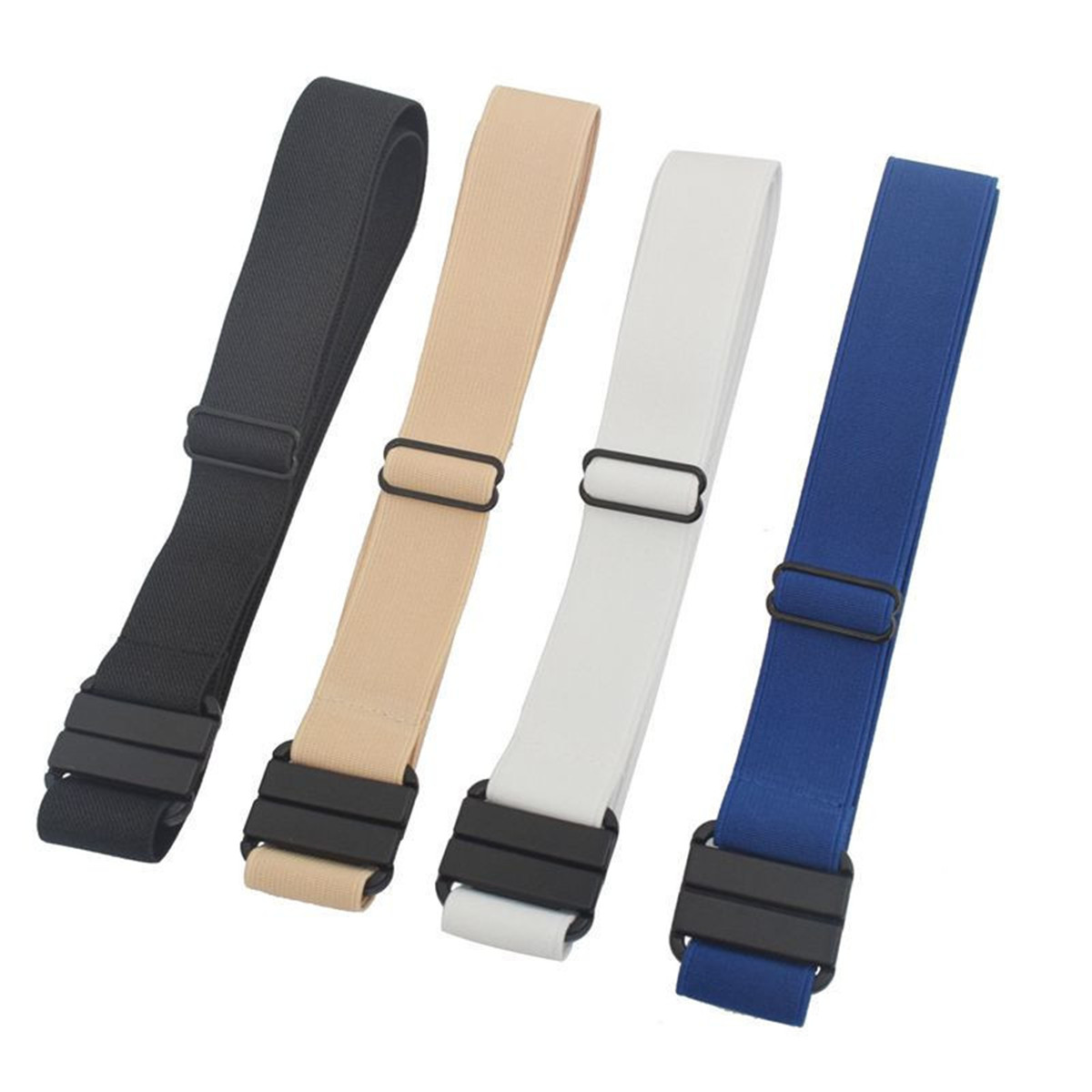 Men'S Formal Wear Belt - Nieuwe unisex gespvrije elastische riem voor