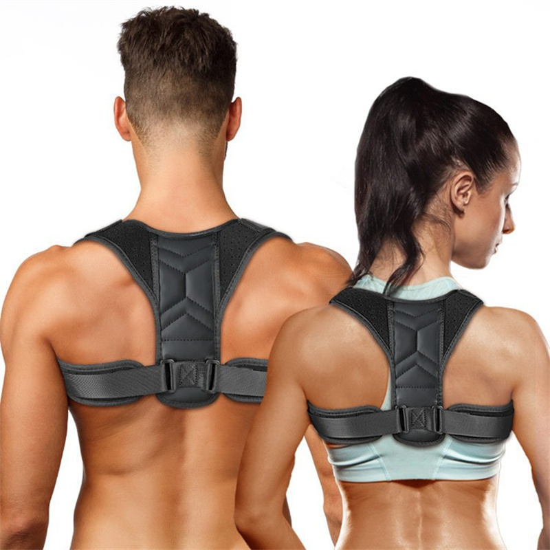 Men'S Formal Wear Belt - Verstelbare rughoudingcorrector nekbrace trainingsapparatuur thuiskantoor man