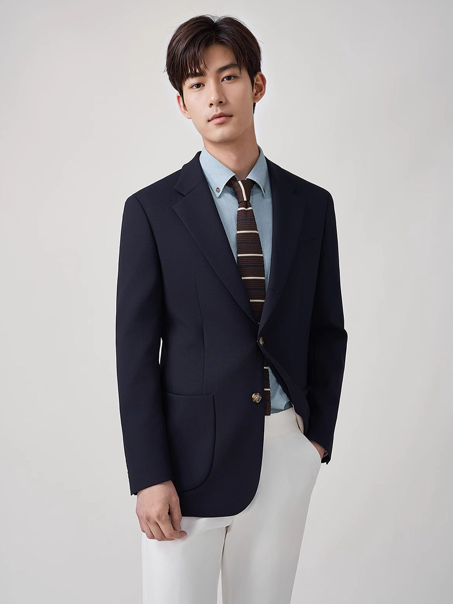 Men'S Formal Wear For Graduation - Herenblazer van 50% wol voor tieners