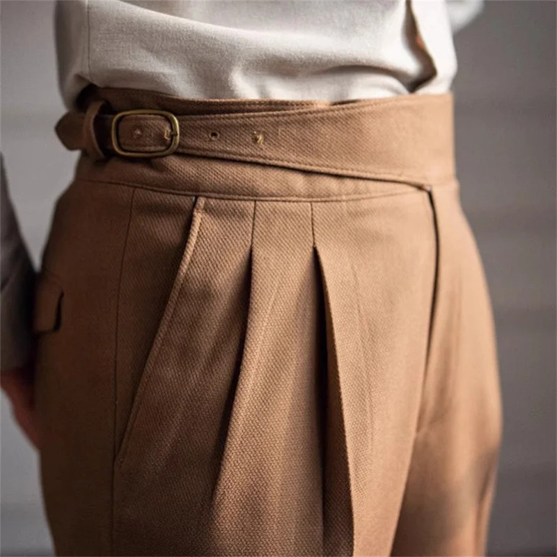 Men'S Formal Wear Belt - 2026 Nieuwe Mannen Pak Broeken Lente
