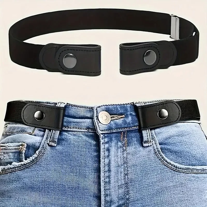 Men'S Formal Wear Belt - Canvas verstelbare elastische tailleband Onzichtbare riem