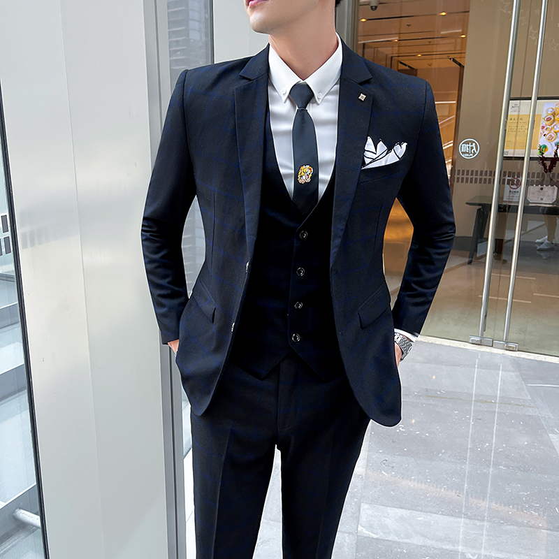 Men'S Formal Wear Waistcoat - 3-delige pakset voor heren Stijlvolle knappe