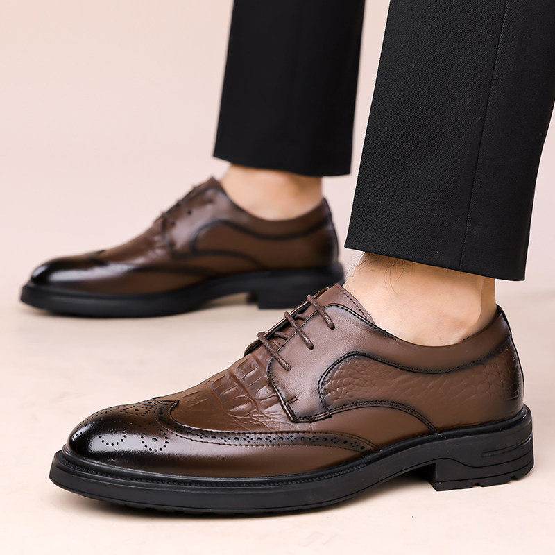 Zomerse nieuwe leren schoenen  - Formal Men Office Wear Sandals recensie en prijs