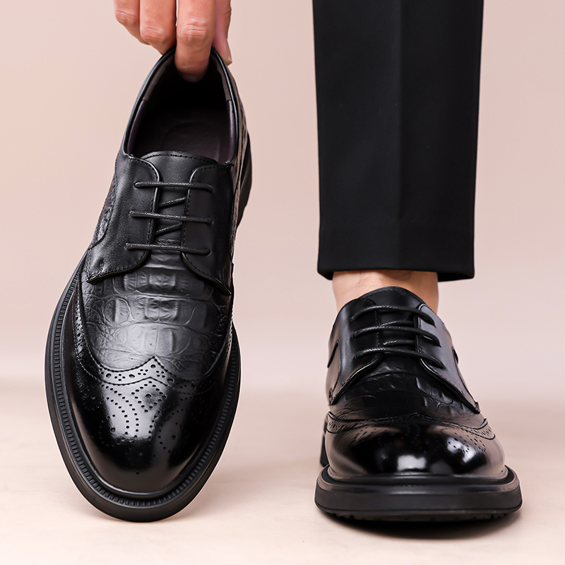 Zomerse nieuwe leren schoenen  - Formal Men Office Wear Sandals recensie en prijs