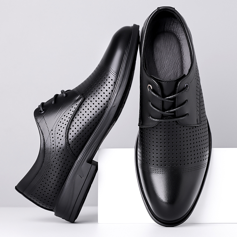 Zomerse nieuwe leren schoenen  - Formal Men Office Wear Sandals recensie en prijs