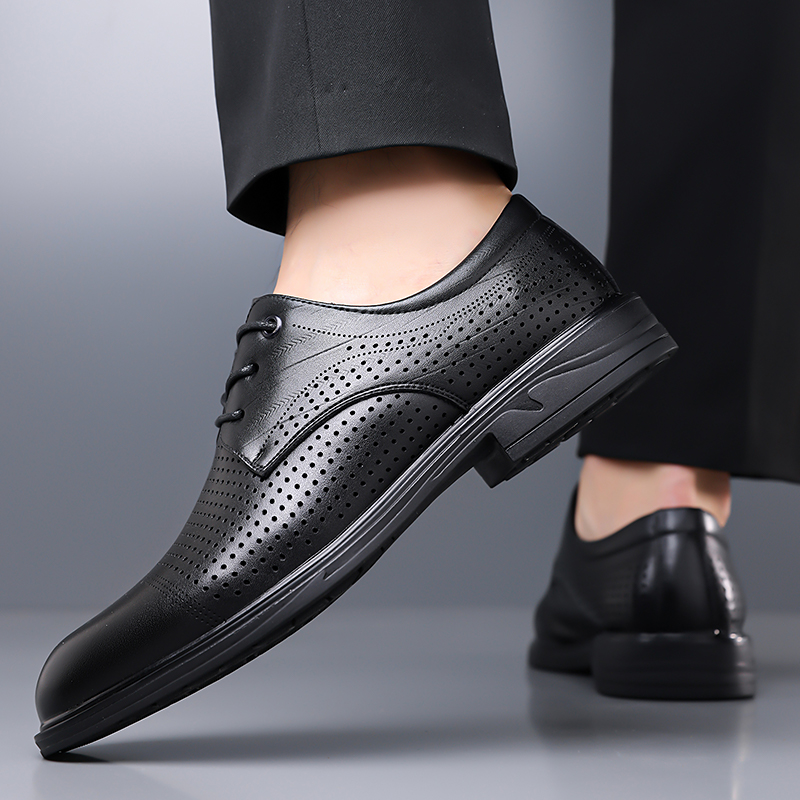 Zomerse nieuwe leren schoenen  - Formal Men Office Wear Sandals recensie en prijs