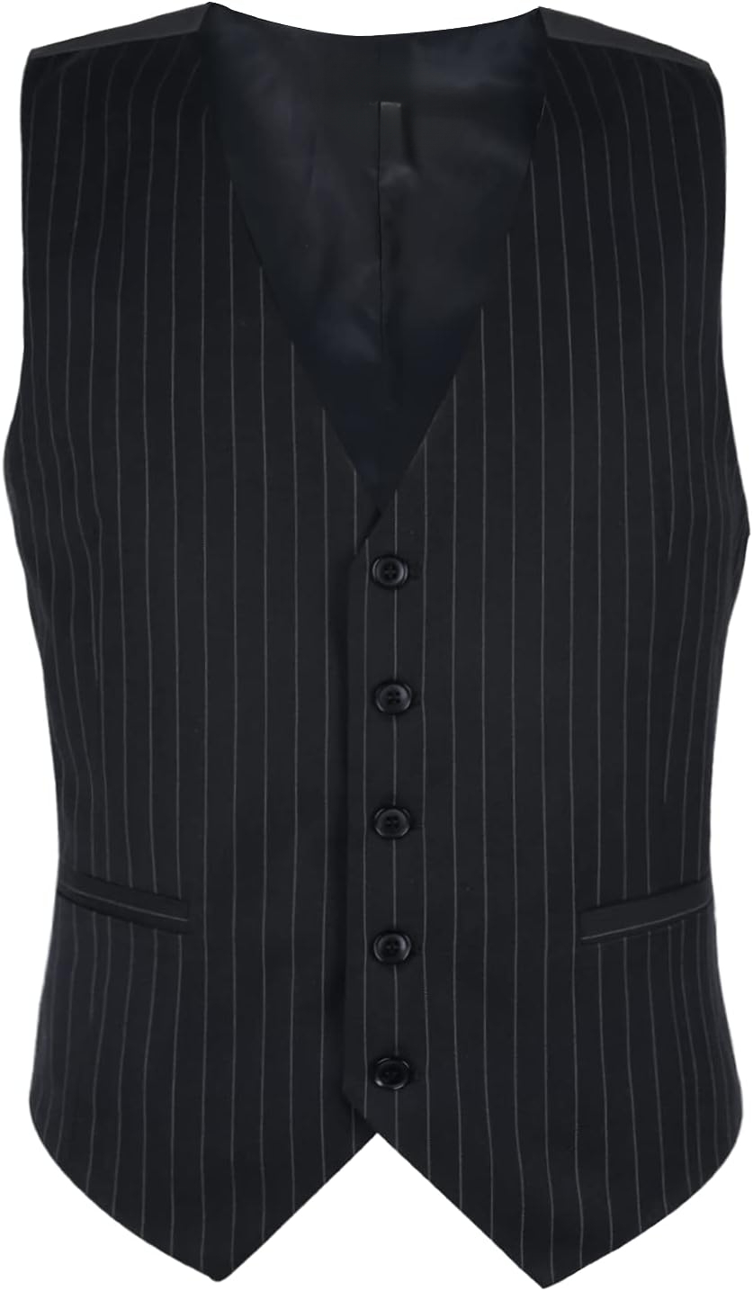 Heren pinstripe zakelijk pakve - Men'S Formal Wear Waistcoat recensie en prijs