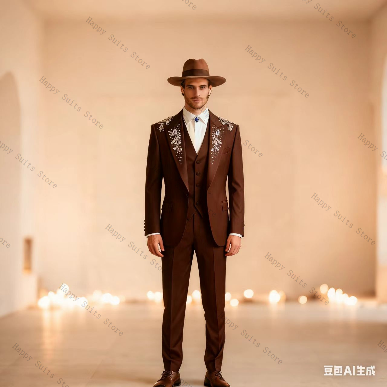 Blauwe Kristallen Mannen Pak S - Formal Wear Jersey For Men recensie en prijs