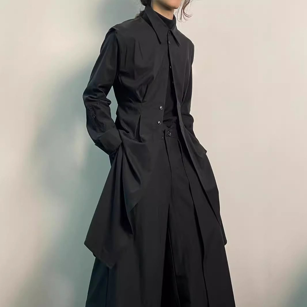 Y2K Gothic Trenchcoat Mannen D - Men'S Formal Wear Belt recensie en prijs