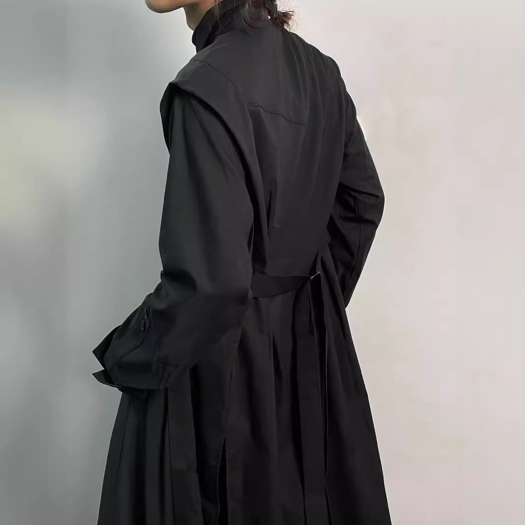 Y2K Gothic Trenchcoat Mannen D - Men'S Formal Wear Belt recensie en prijs