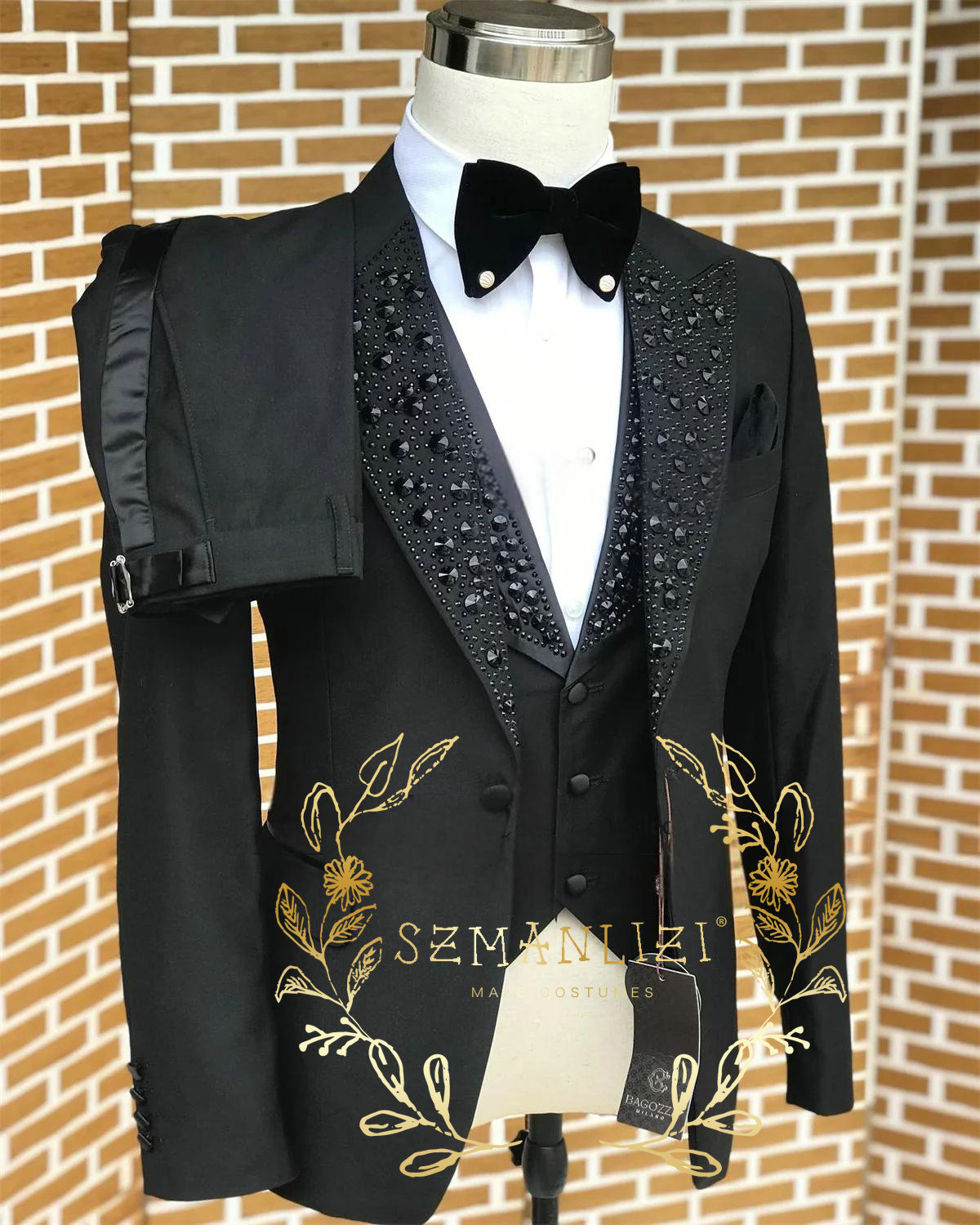 Zwarte Mannen Pakken Luxe Stee - Formal Wear For Men In Wedding recensie en prijs