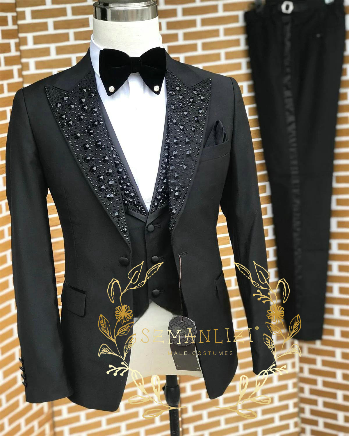 Zwarte Mannen Pakken Luxe Stee - Formal Wear For Men In Wedding recensie en prijs
