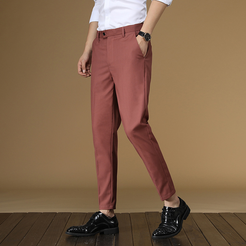 Zomer Pak Broek Mannen Rood Zw - Men Formal Wear Summer recensie en prijs