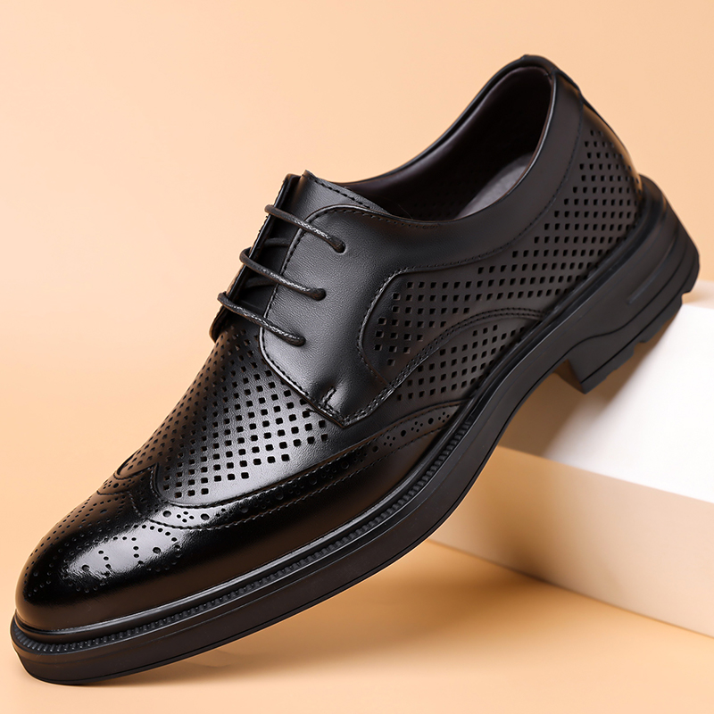 Zomerse nieuwe leren schoenen  - Formal Men Office Wear Sandals recensie en prijs