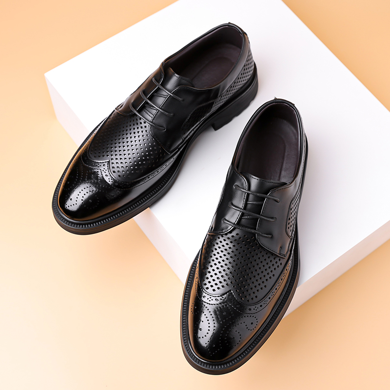 Zomerse nieuwe leren schoenen  - Formal Men Office Wear Sandals recensie en prijs