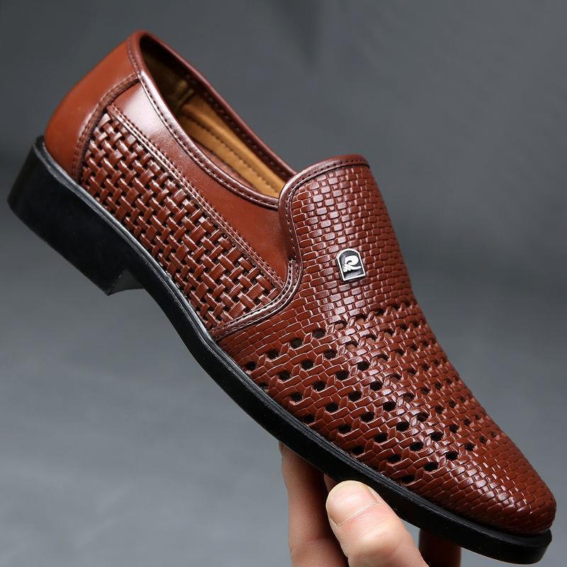 Zomer Nieuwe Lederen Schoenen  - Formal Men Office Wear Sandals recensie en prijs