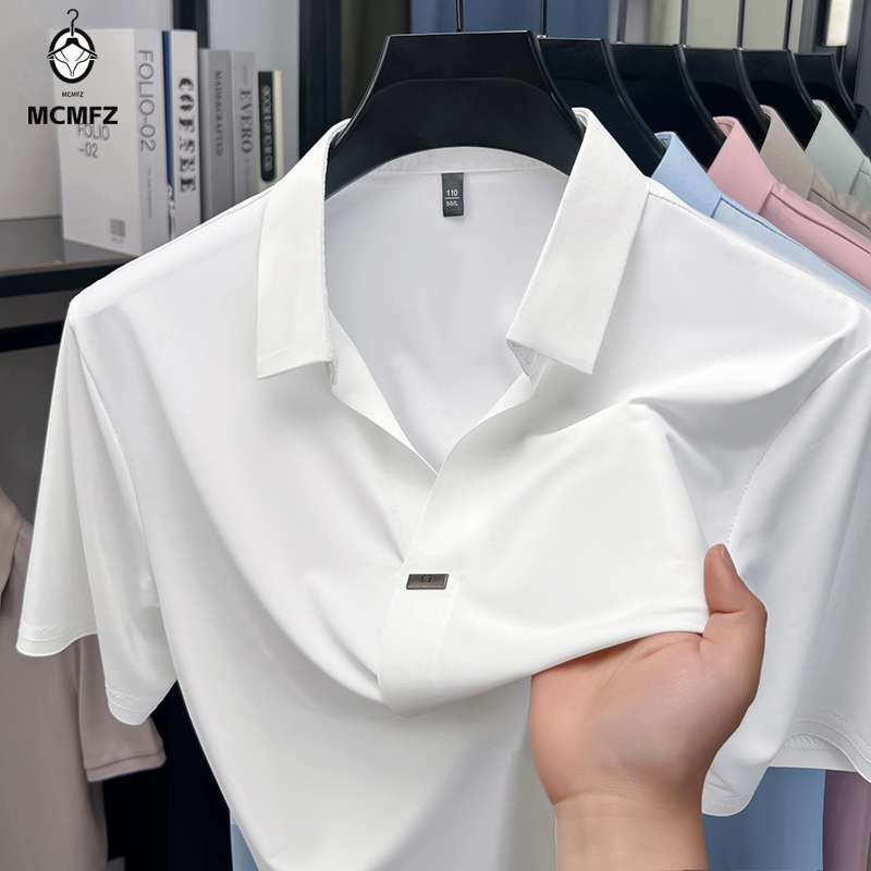 Eenvoudige verborgen knoopslui - Men Formal Wear Summer recensie en prijs