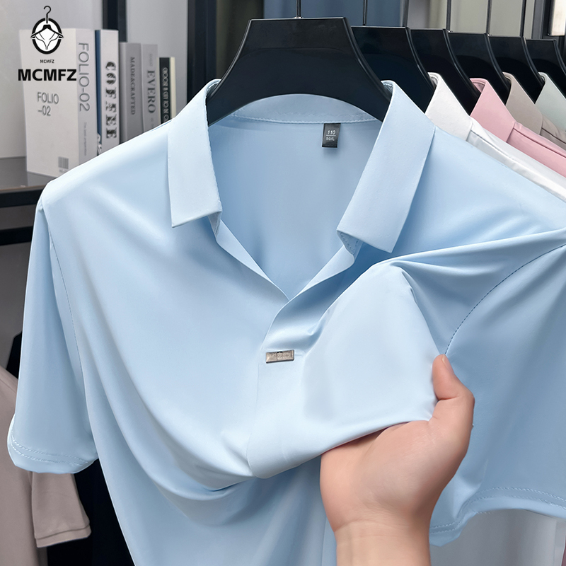 Eenvoudige verborgen knoopslui - Men Formal Wear Summer recensie en prijs