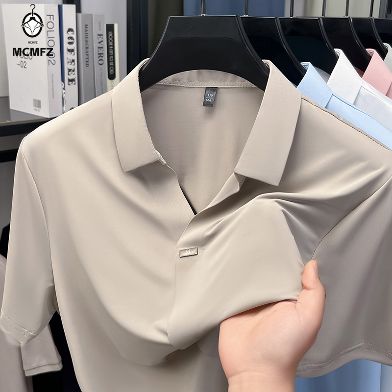 Eenvoudige verborgen knoopslui - Men Formal Wear Summer recensie en prijs