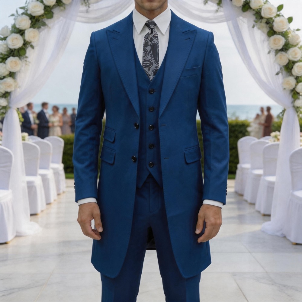 Slankgesneden 3-delige formele - Men Formal Wear Summer recensie en prijs
