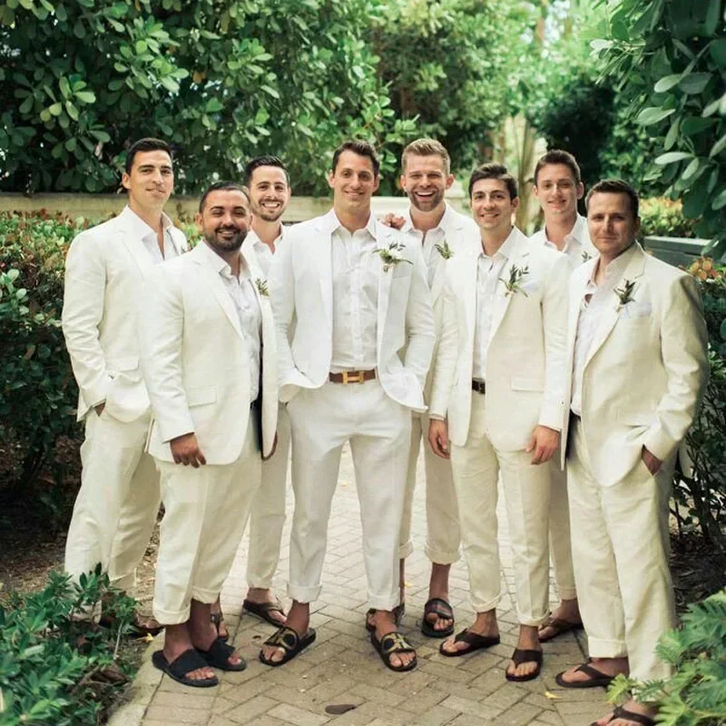 Linnen Bruiloft Smoking Voor M - Men Formal Wear Summer recensie en prijs