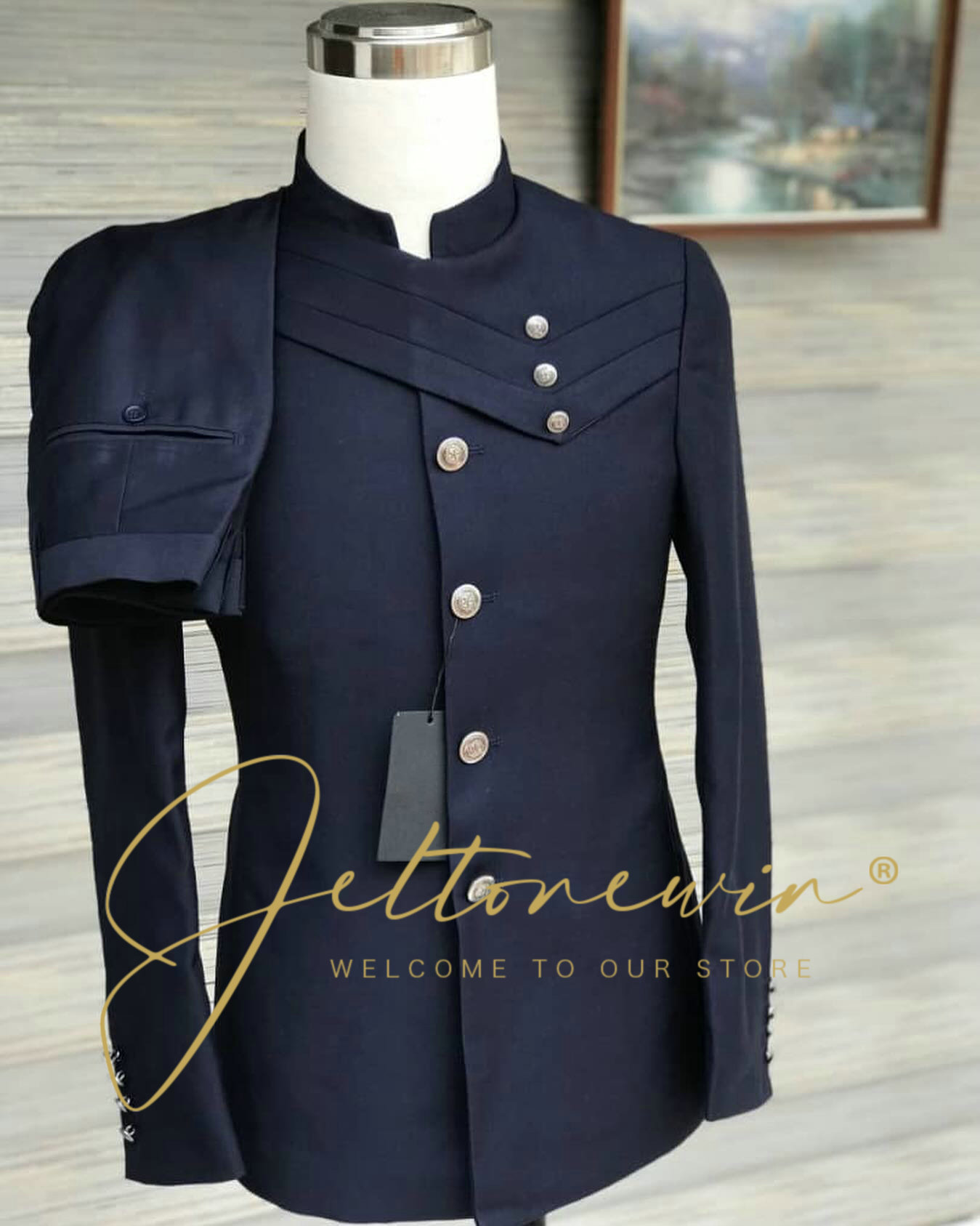 Marineblauwe herenkostuumset m - Formal Wear For Men In Wedding recensie en prijs