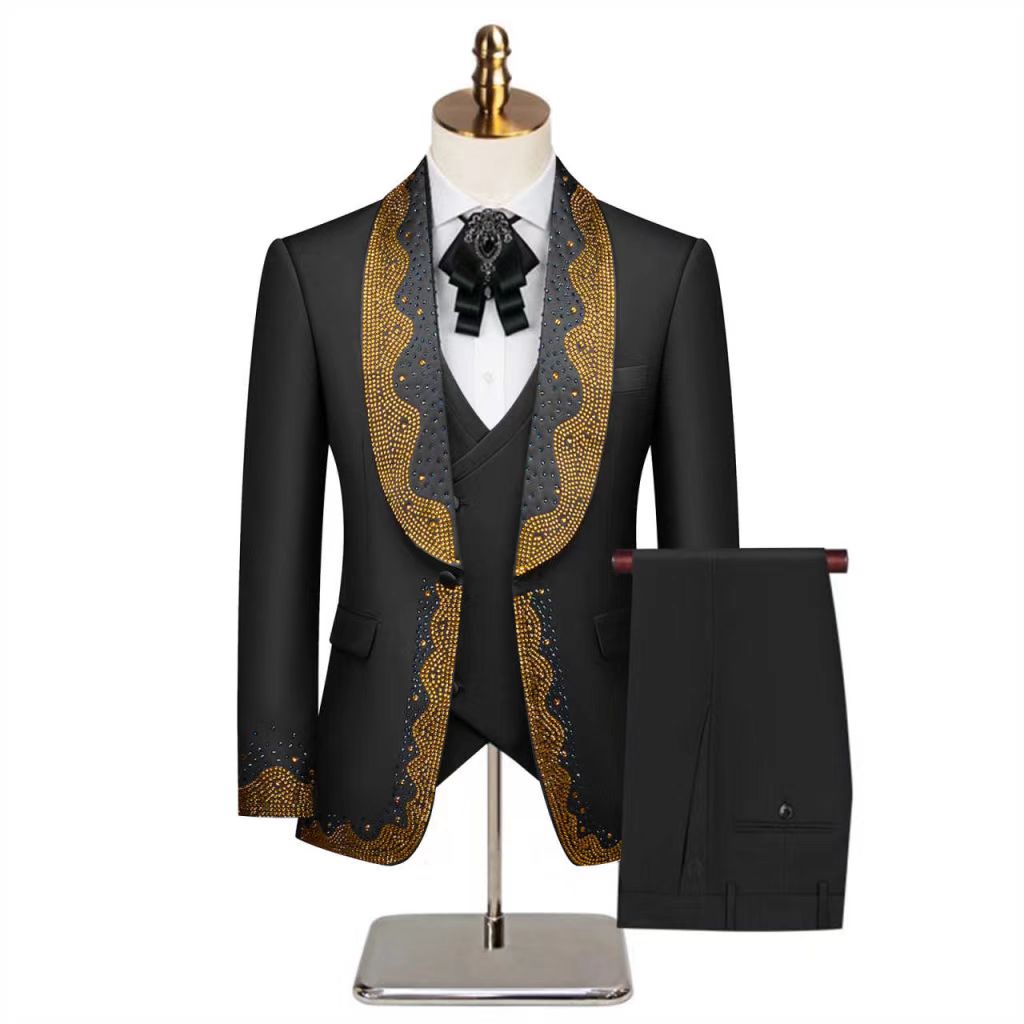 Witte mannen pak set 2-delige  - Formal Wear Jersey For Men recensie en prijs