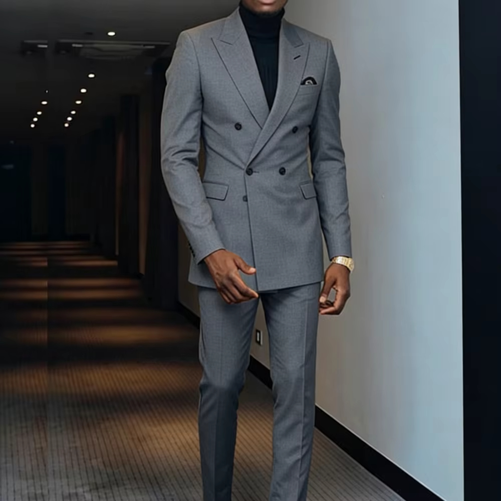 Bruine tweedelige herenpak met - Men'S Formal Wear For Graduation recensie en prijs