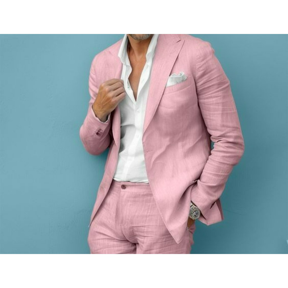 Linnen bruiloft herenpakken sl - Men Formal Wear Summer recensie en prijs