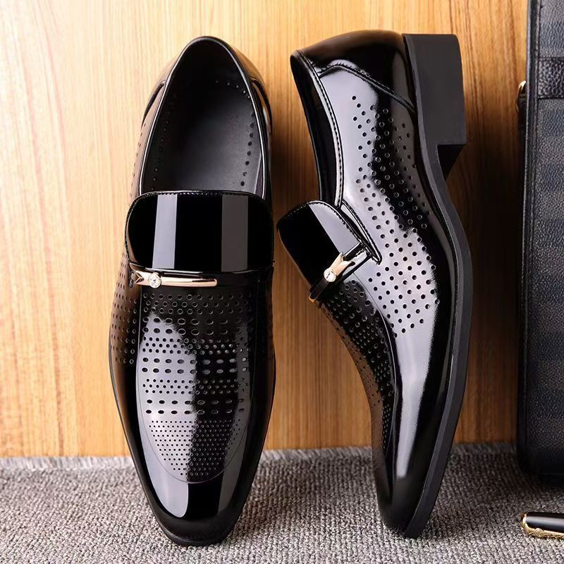Zomerse nieuwe leren schoenen  - Formal Men Office Wear Sandals recensie en prijs