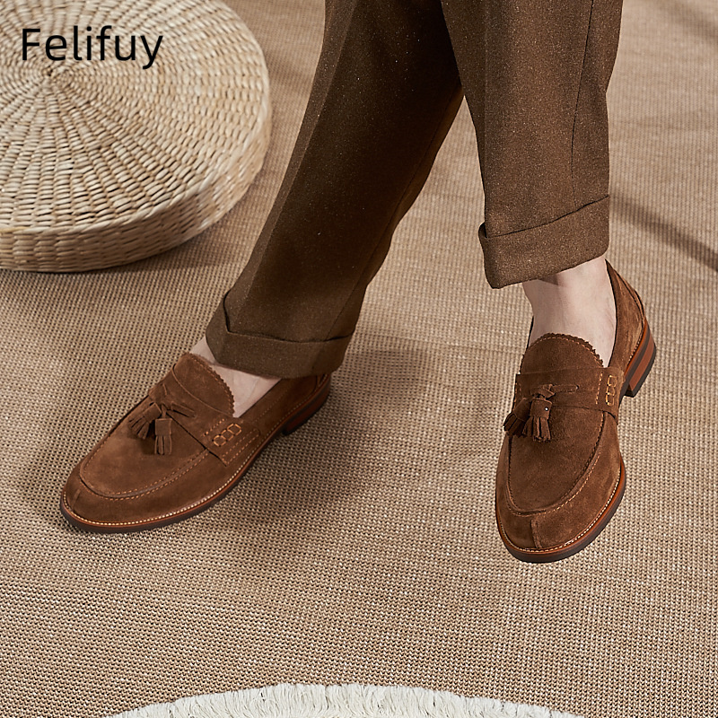 Nieuwe bruine heren platte loa - Formal Wear For Men In Wedding recensie en prijs