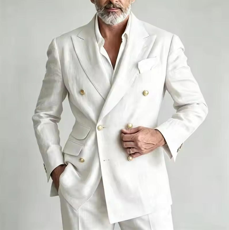Heren linnen pak blazer jas br - Men Formal Wear Summer recensie en prijs