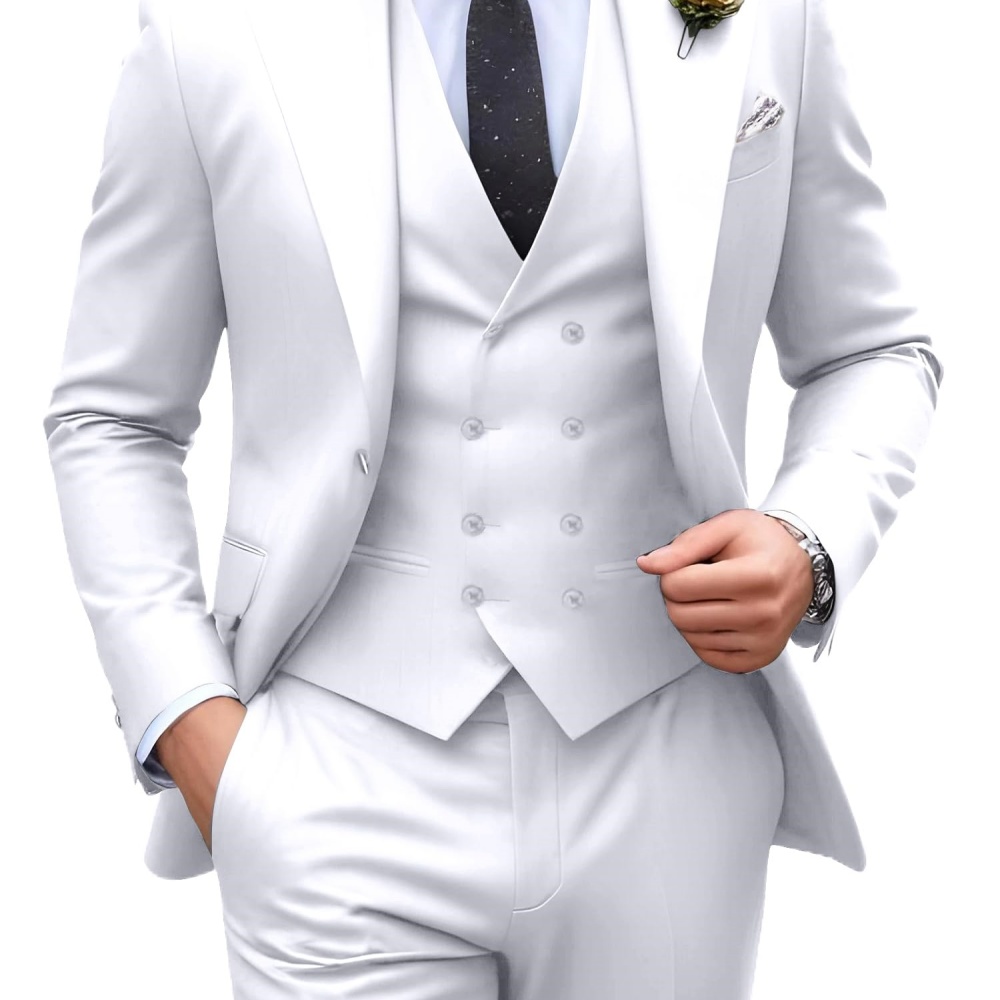 3-delige effen gekleurde heren - Formal Wear For Men In Wedding recensie en prijs