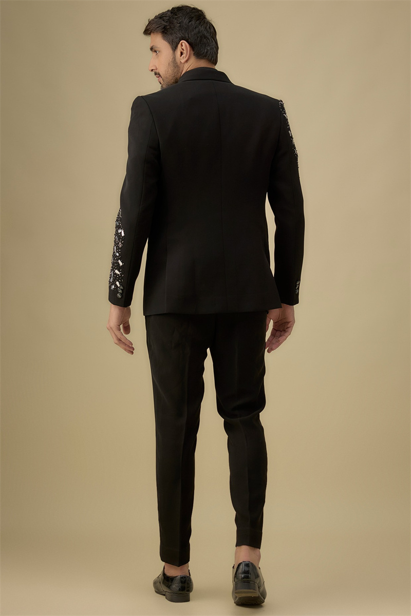 Kristallen Zwarte Mannen Pak S - Formal Wear Jersey For Men recensie en prijs