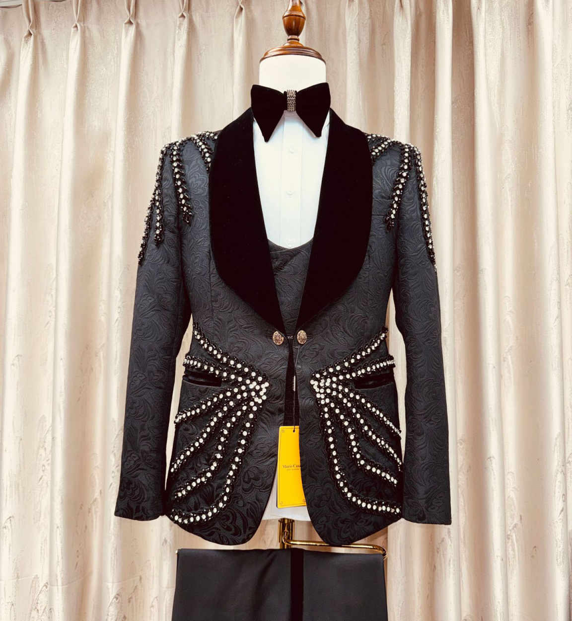 Prachtige Kristallen Kwastje M - Men'S Formal Wear Waistcoat recensie en prijs