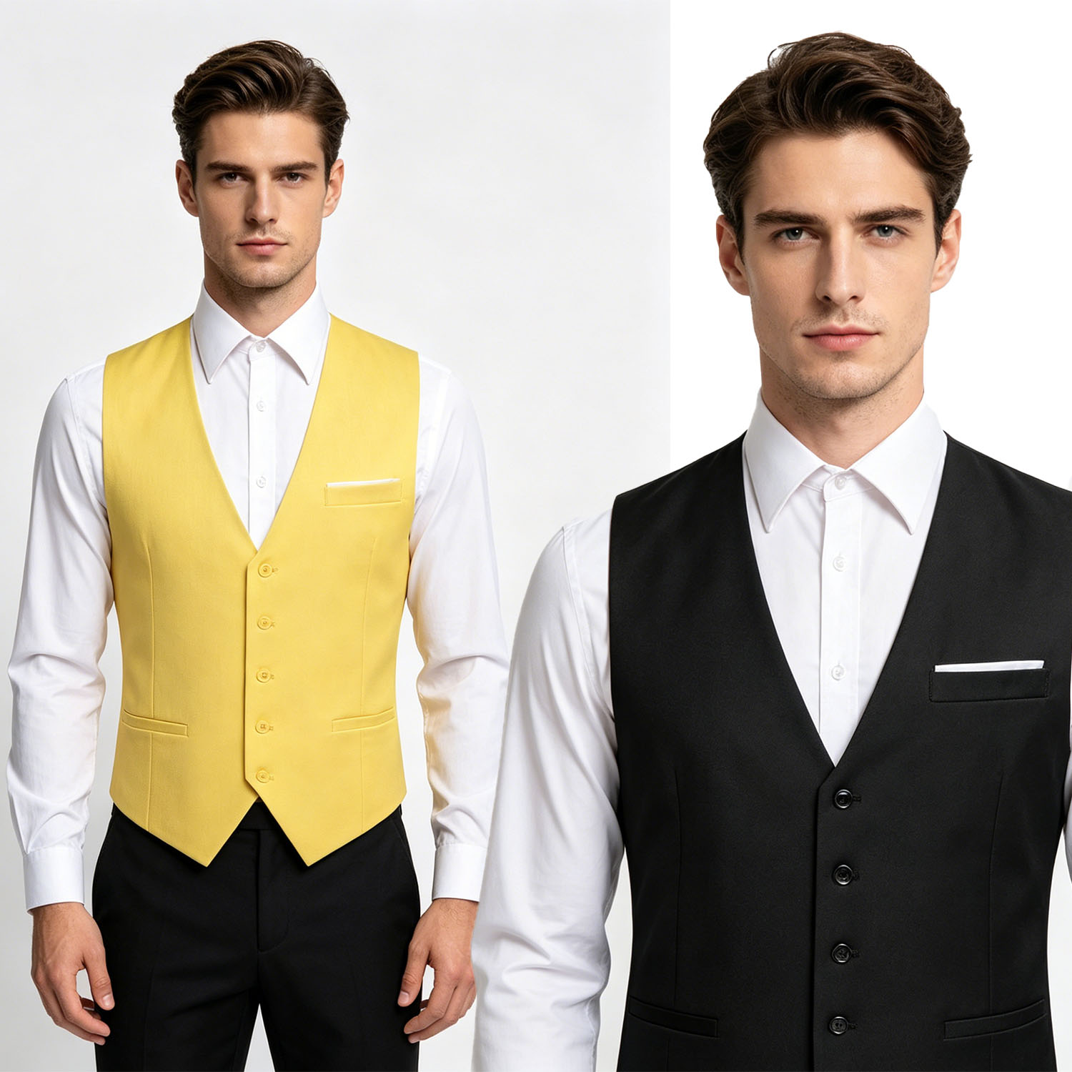 Formeel herenvest, effen gekle - Men'S Formal Wear Waistcoat recensie en prijs