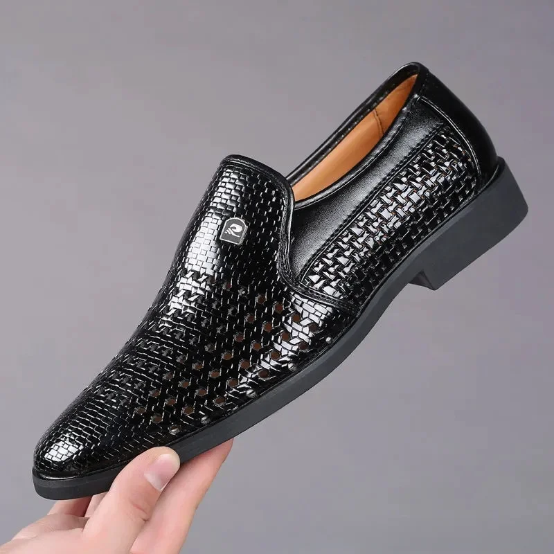 Zomer nieuwe lederen schoenen  - Formal Men Office Wear Sandals recensie en prijs