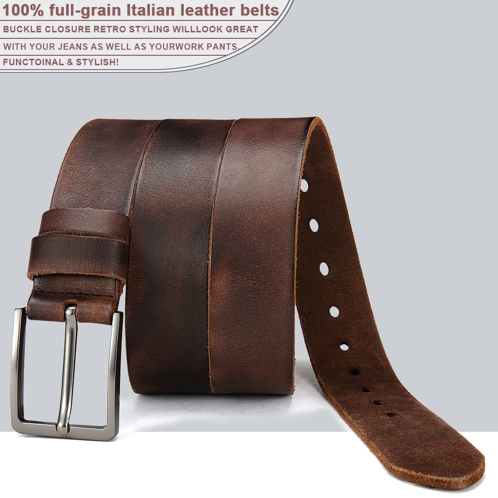 Herenriem van duurzaam echt le - Men'S Formal Wear Belt recensie en prijs