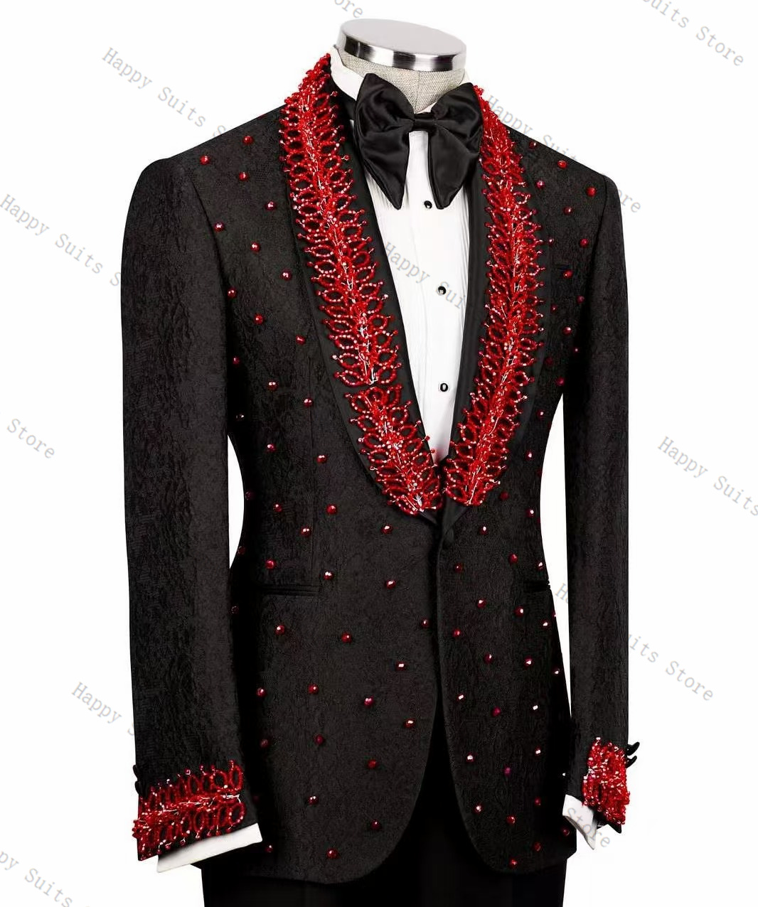 Rode Kristallen Mannen Pak Set - Formal Wear Jersey For Men recensie en prijs